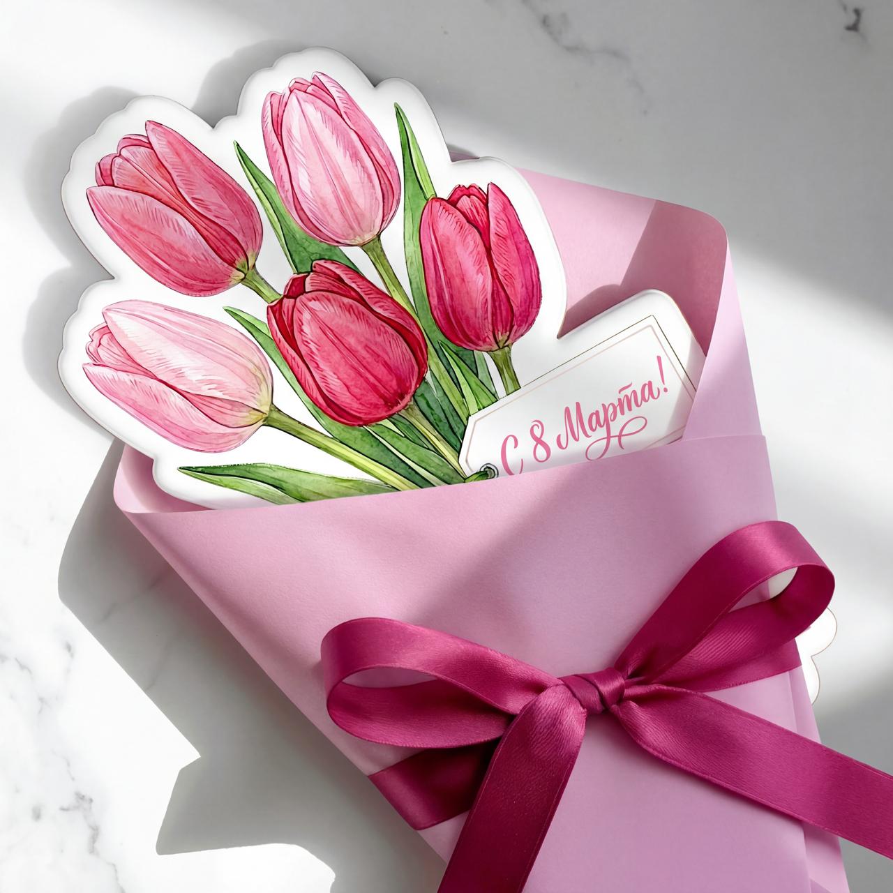 Букет на 8 Марта